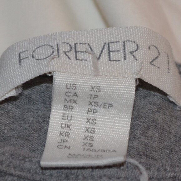 Womens XS Grey Strappy Tank - Picture 3 of 3